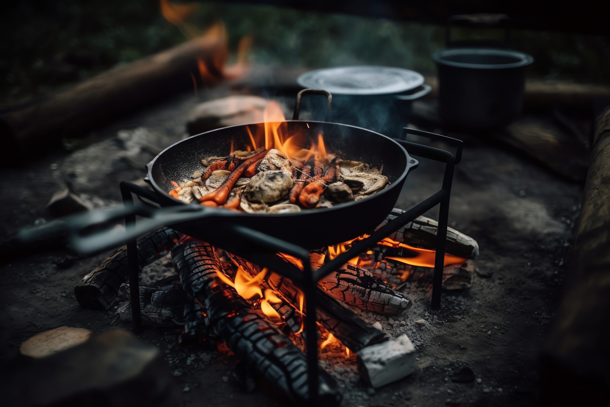 vecteezy_outdoor-cooking-at-campfire-food-on-fire-backyard-grill-ai_23344079